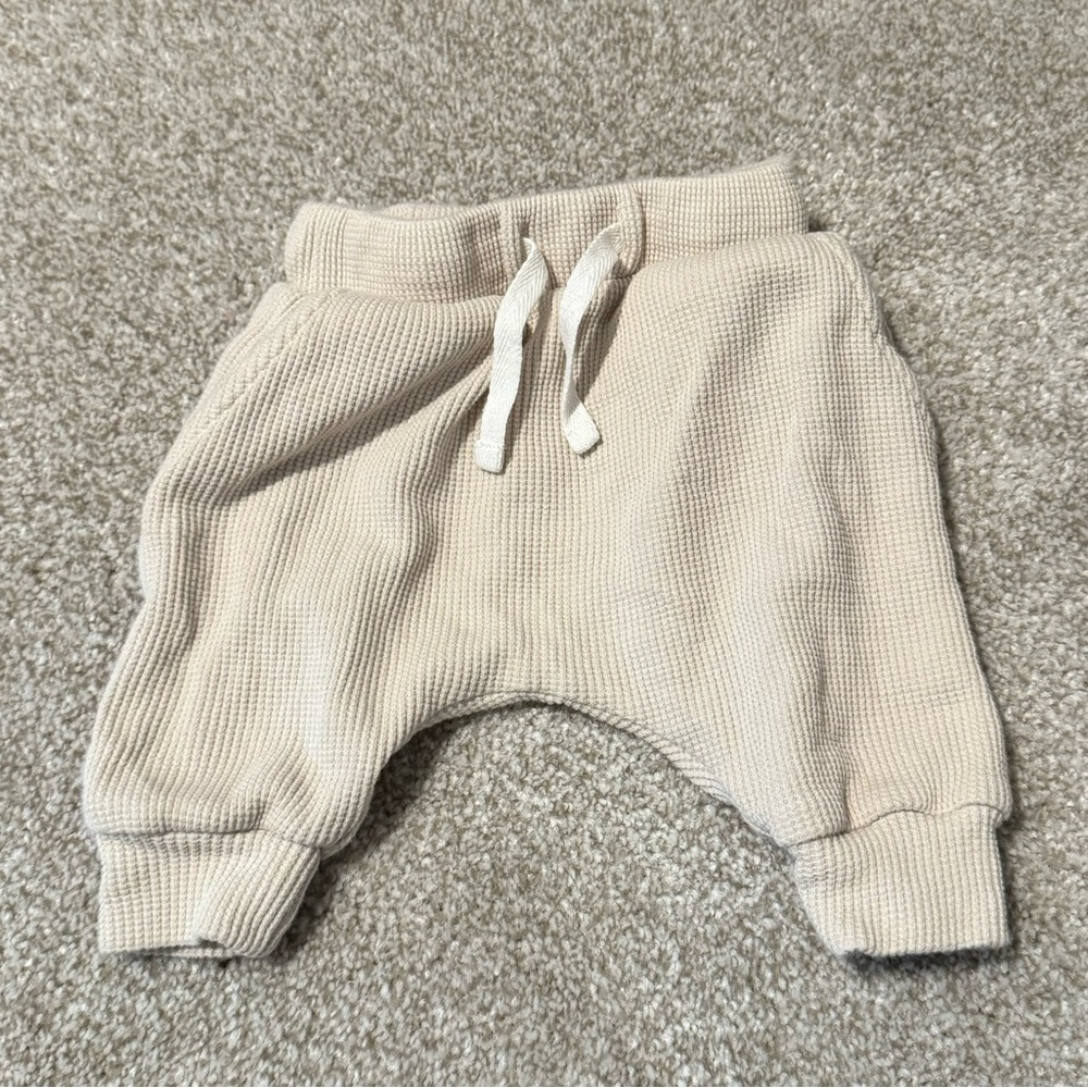 Nordstrom 3 Month Waffle Knit Baby Pants